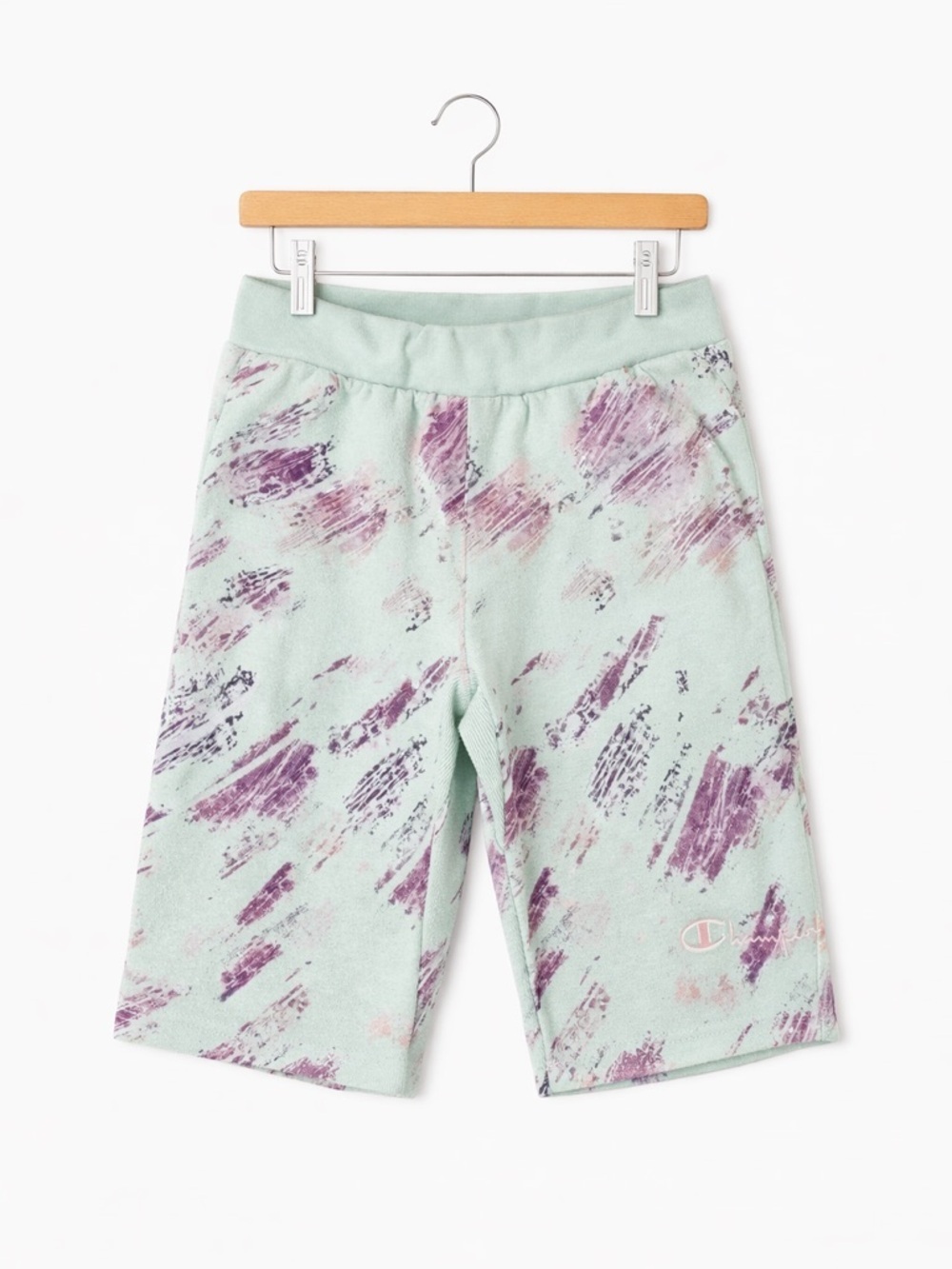 Champion Reverse Weave Fleece Shorts Men’s OAP Crayon Blur Ice 10” Inseam